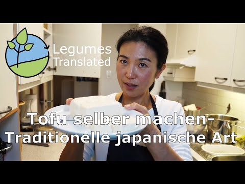 Lav din egen tofu på traditionel japansk måde (Bælgfrugter Oversat video)